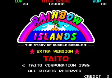 Rainbow Islands (Extra) screen shot title